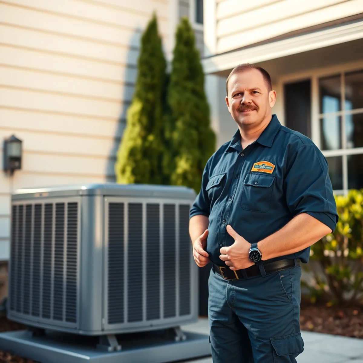 Flaming Ice Heating & Cooling providing HVAC service in Jacksonville, NC