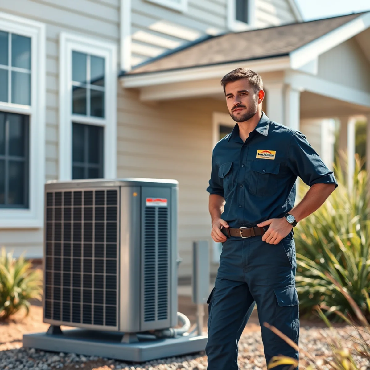 Flaming Ice Heating & Cooling providing HVAC service in Oak Island, NC