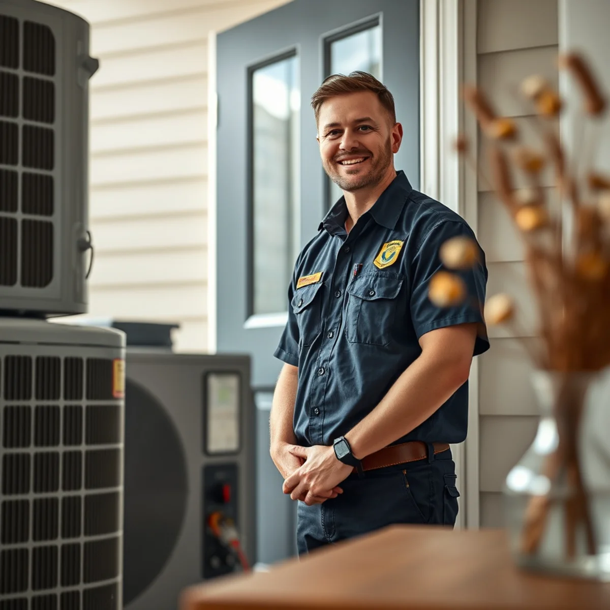 Flaming Ice Heating & Cooling technician at a home in Wadesboro, NC