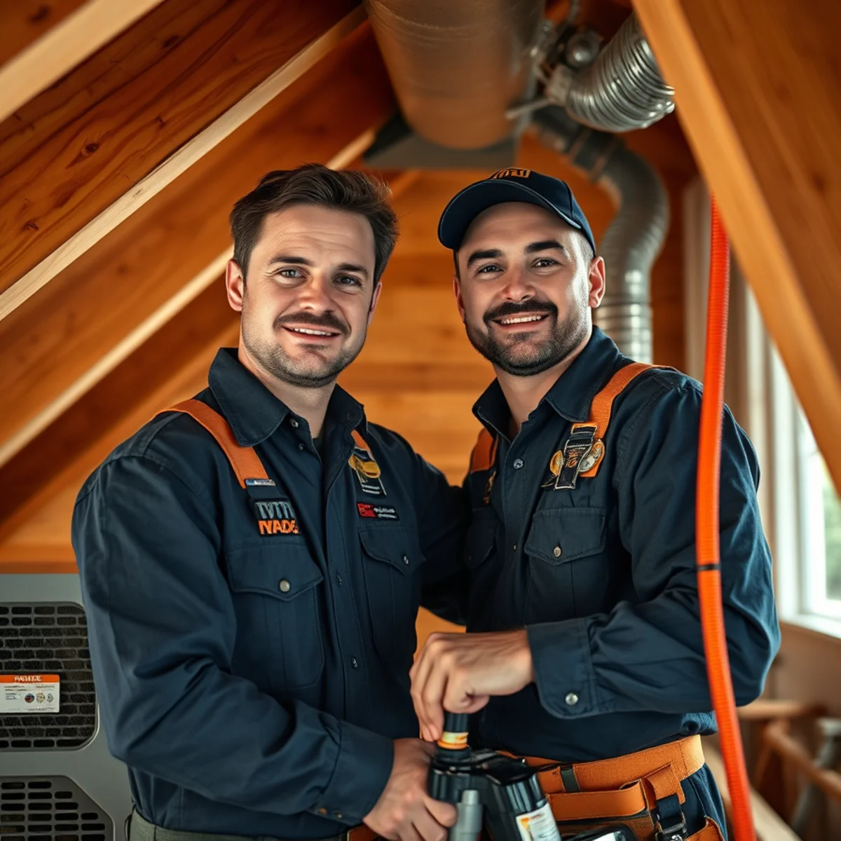 Attic Insulation & Air Sealing by Flaming Ice Heating & Cooling in Clayton, NC