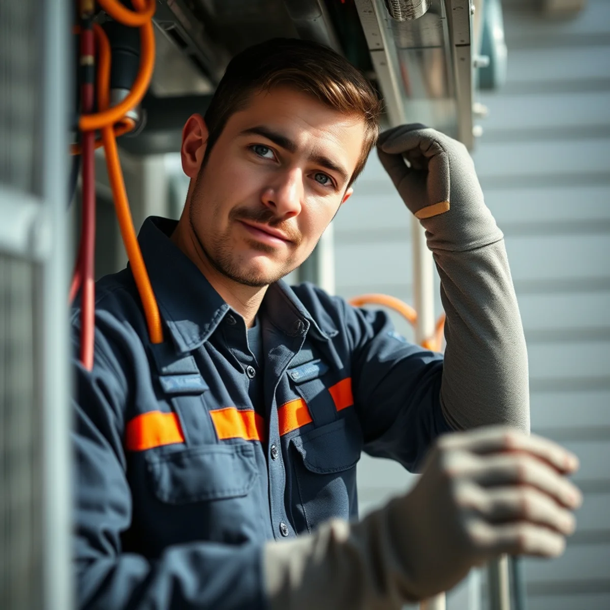 Flaming Ice Heating & Cooling performing commercial hvac