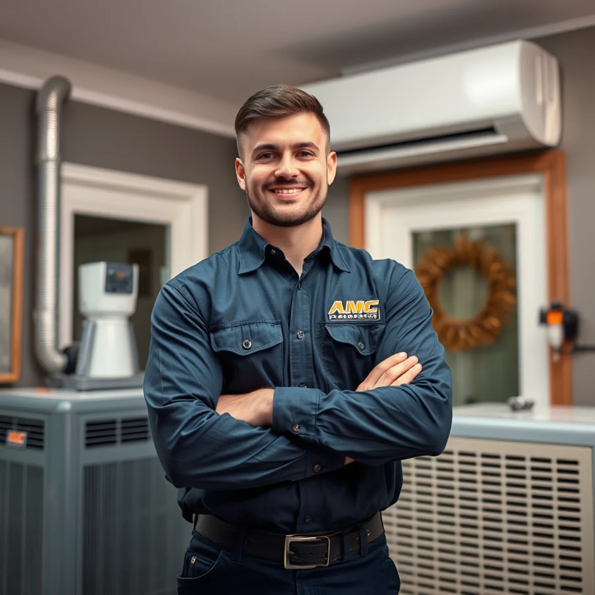 Dehumidifier Installation by Flaming Ice Heating & Cooling in Clayton, NC