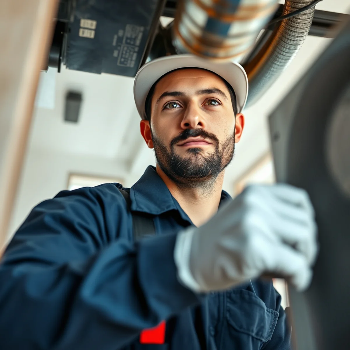 Flaming Ice Heating & Cooling performing ductwork installation & replacement