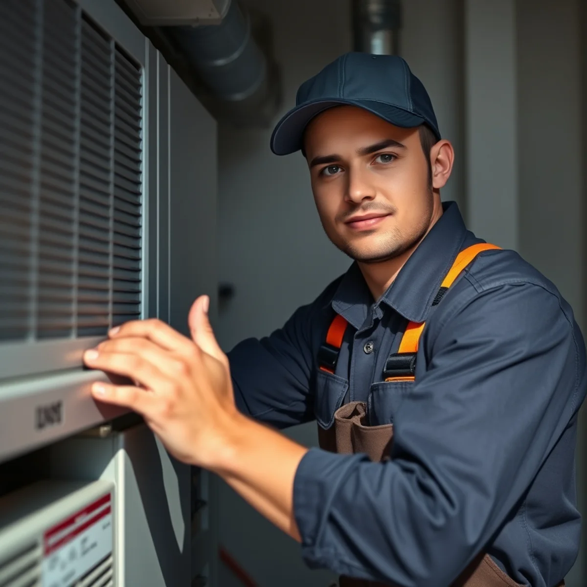 Flaming Ice Heating & Cooling performing heating services