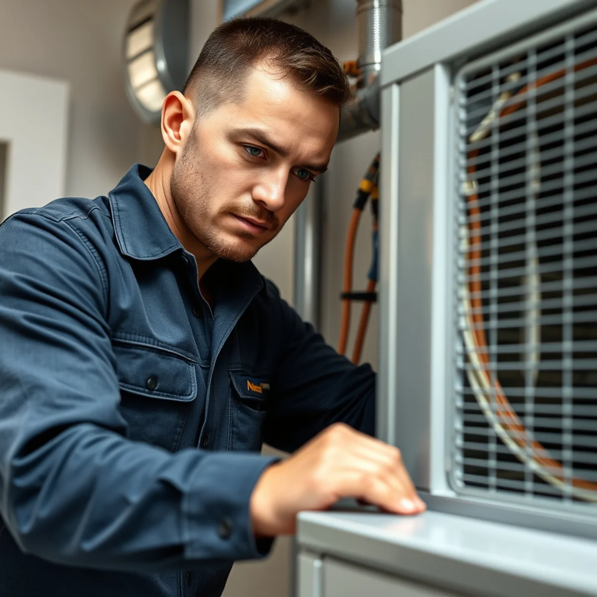 Flaming Ice Heating & Cooling performing hvac installation