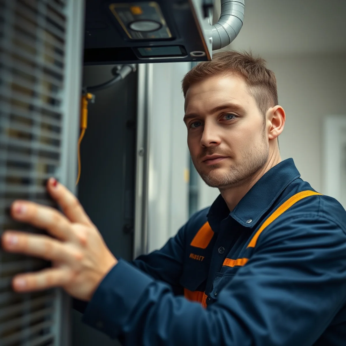 Flaming Ice Heating & Cooling performing hvac maintenance