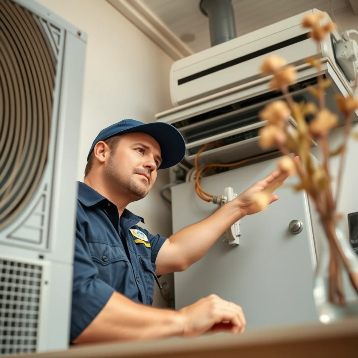 Flaming Ice Heating & Cooling completing hvac replacement in North Carolina