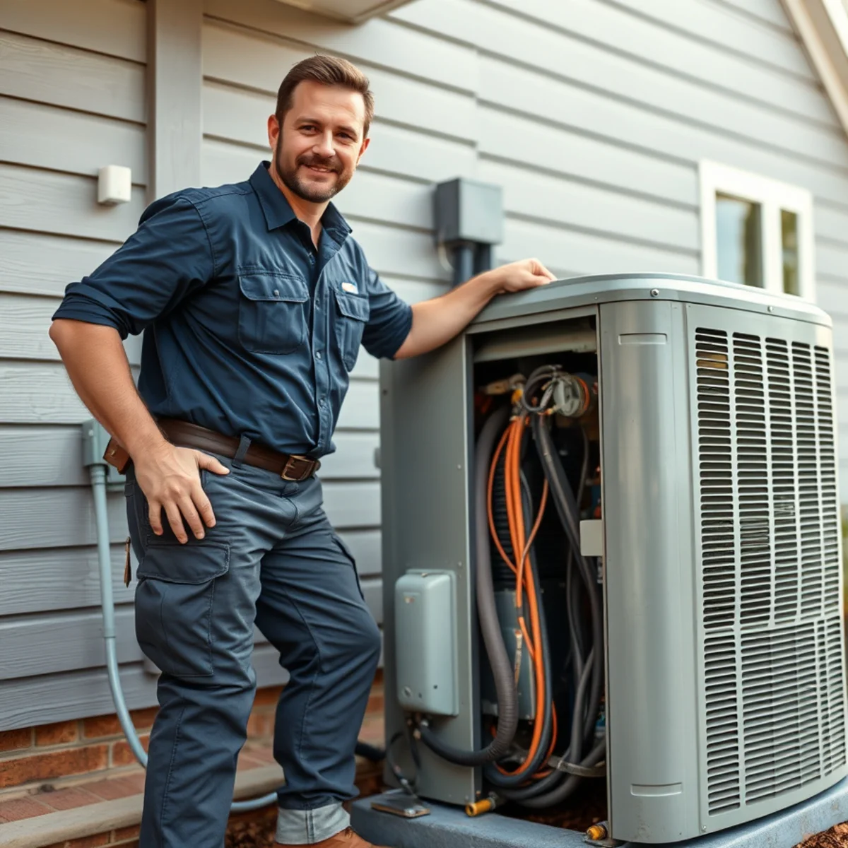 HVAC Replacement by Flaming Ice Heating & Cooling in Clayton, NC