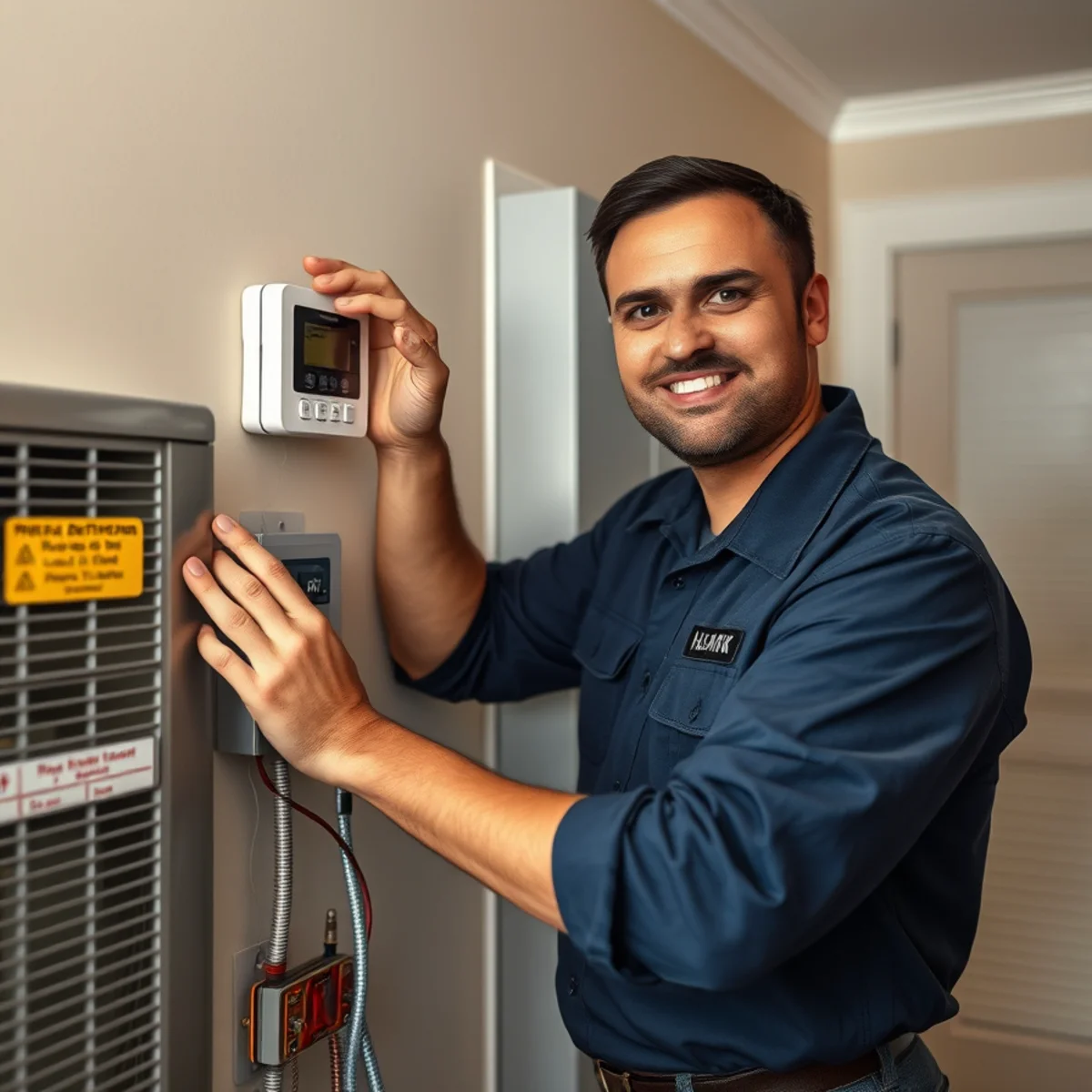Thermostat Repair by Flaming Ice Heating & Cooling in Clayton, NC