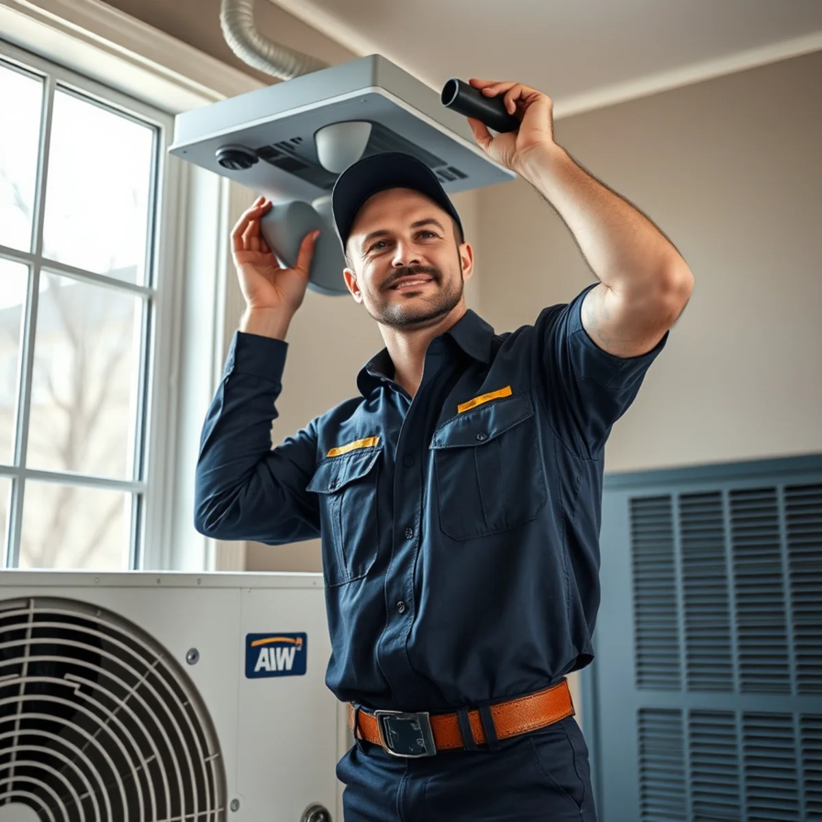 Whole-House Fan Installation by Flaming Ice Heating & Cooling in Clayton, NC